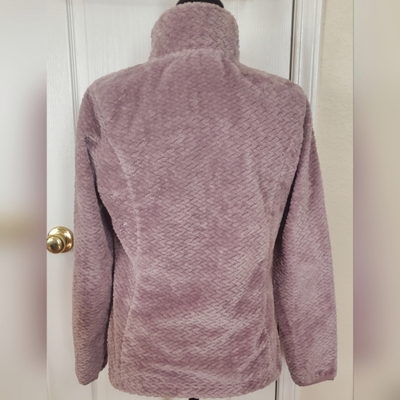 Free2B braided butter pile, light purple zipper jacket. Sz S - Picture 4 of 15